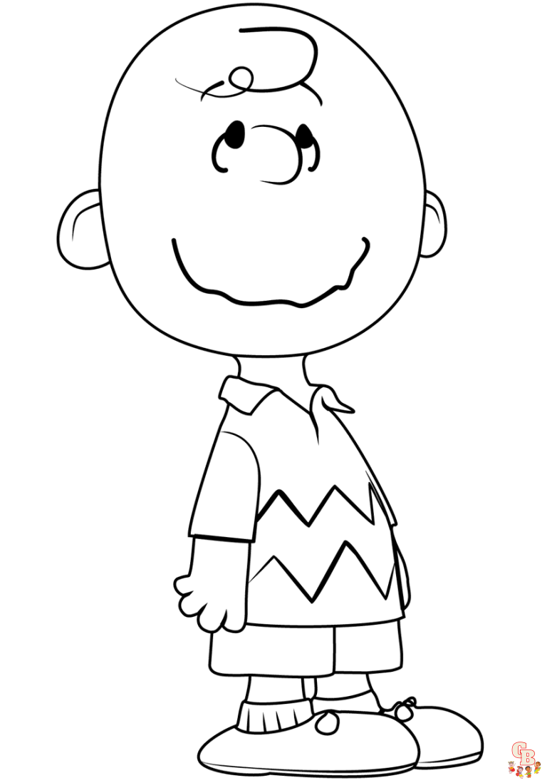 printable charlie brown coloring pages jpg