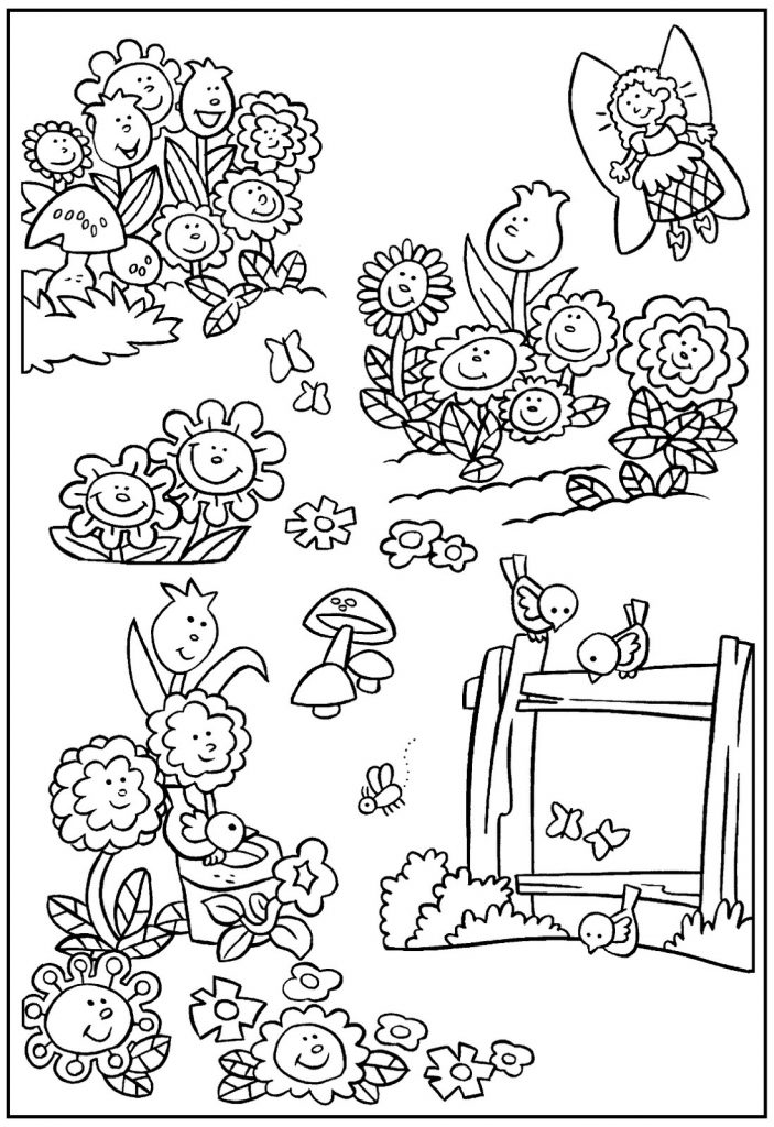 96 Gardening Coloring Pages Printable 20