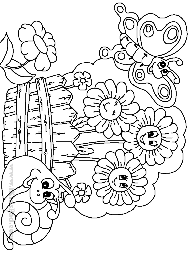 96 Gardening Coloring Pages Printable 33