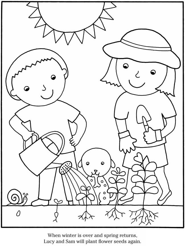 96 Gardening Coloring Pages Printable 44