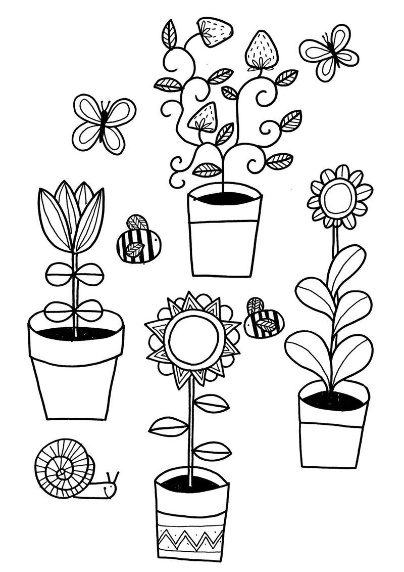 gardening coloring pages printable jpg