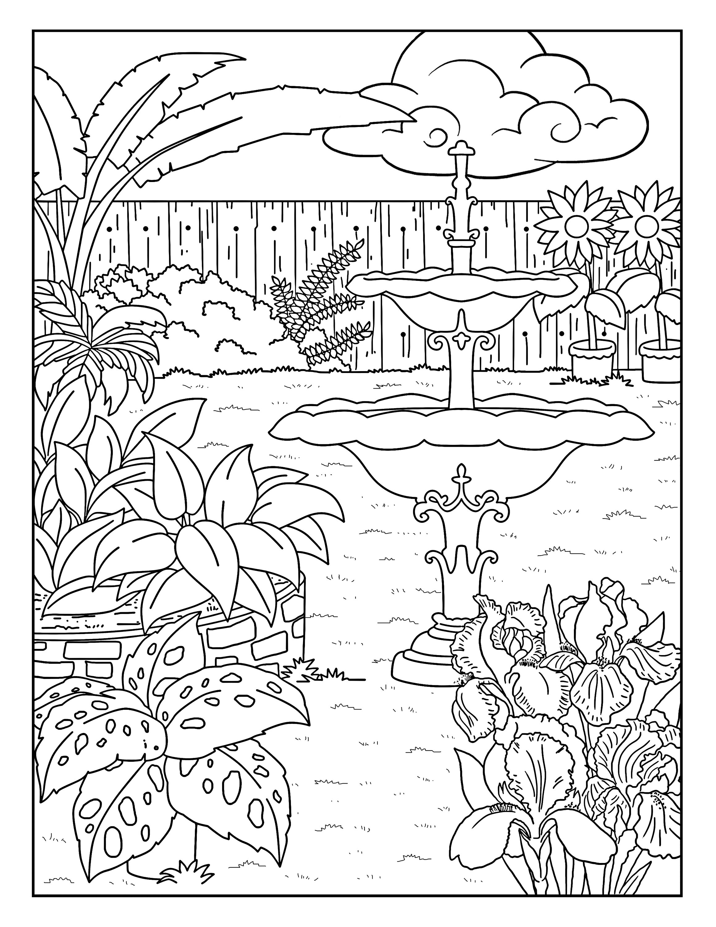 96 Gardening Coloring Pages Printable 56