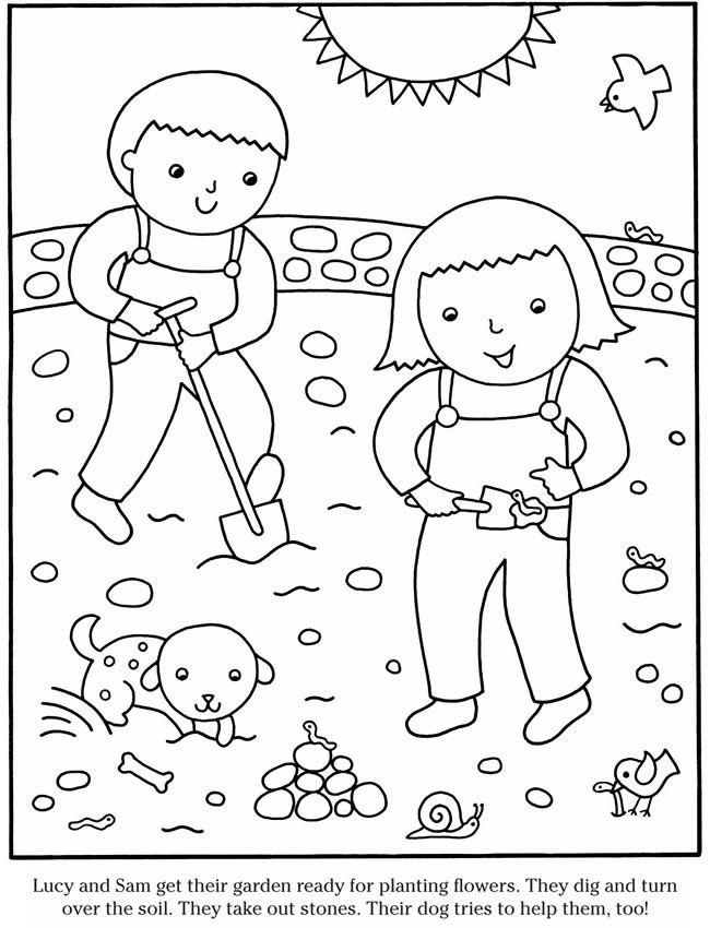 96 Gardening Coloring Pages Printable 57