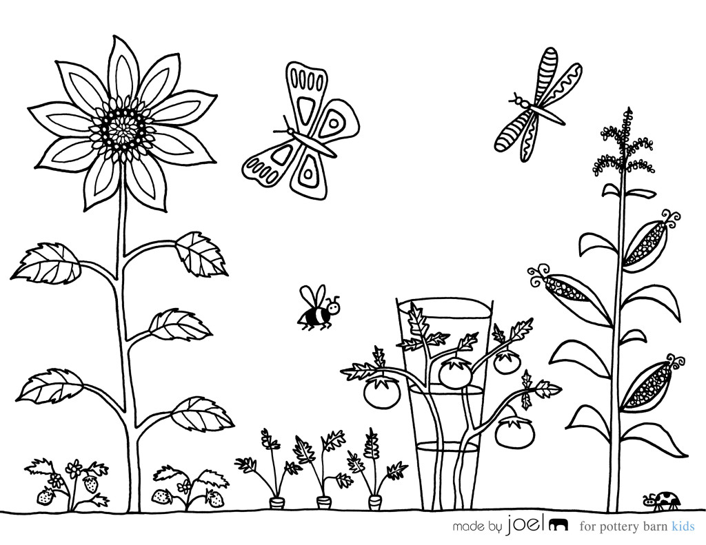 96 Gardening Coloring Pages Printable 74