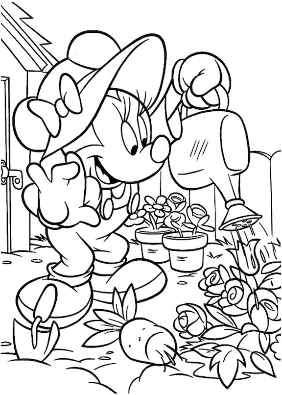 96 Gardening Coloring Pages Printable 88