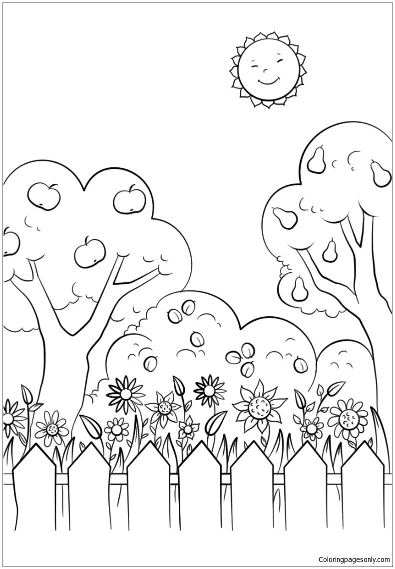 gardening coloring pages printable jpg