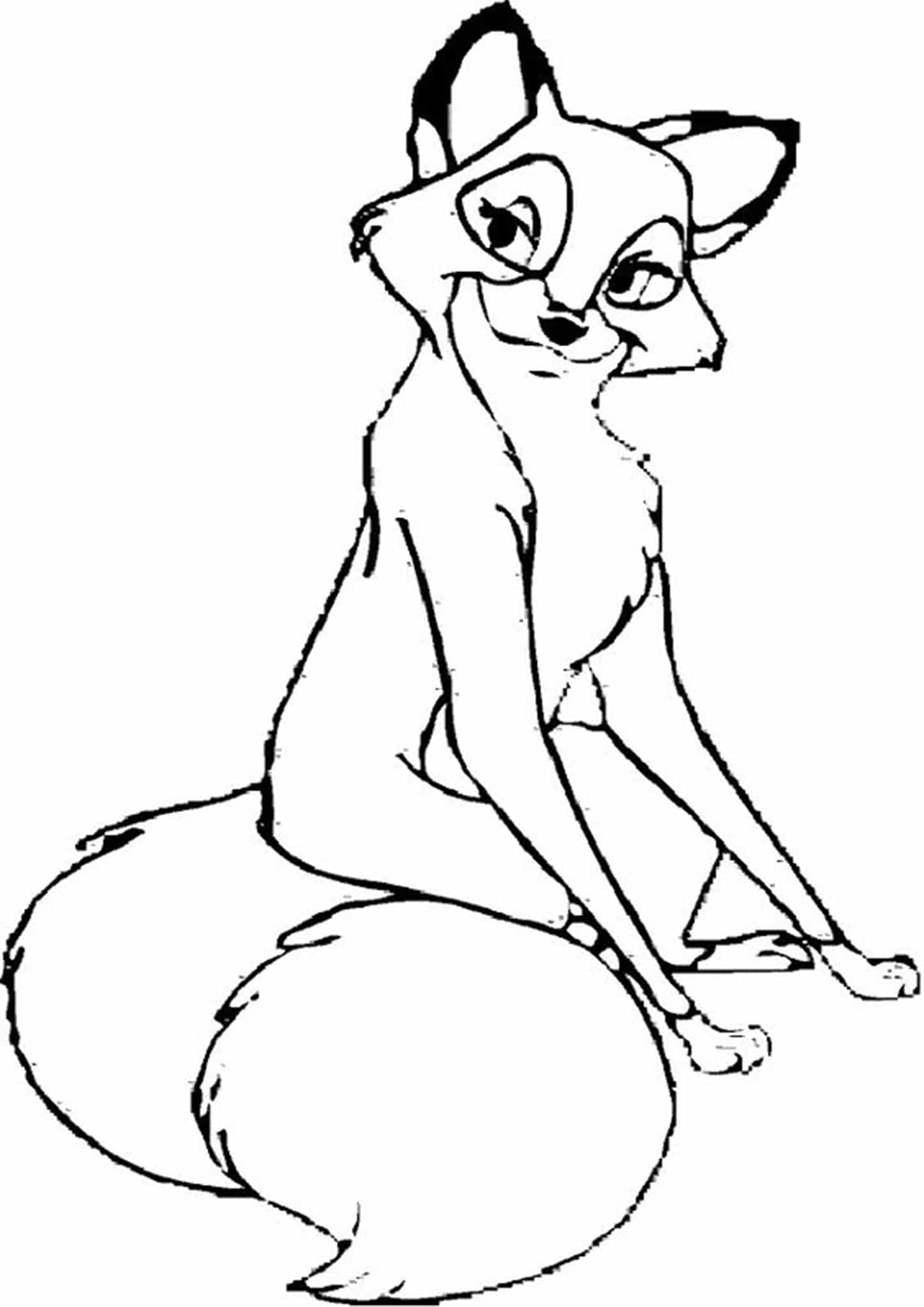 96 Heartwarming Fox and the Hound Coloring Pages Printable 14