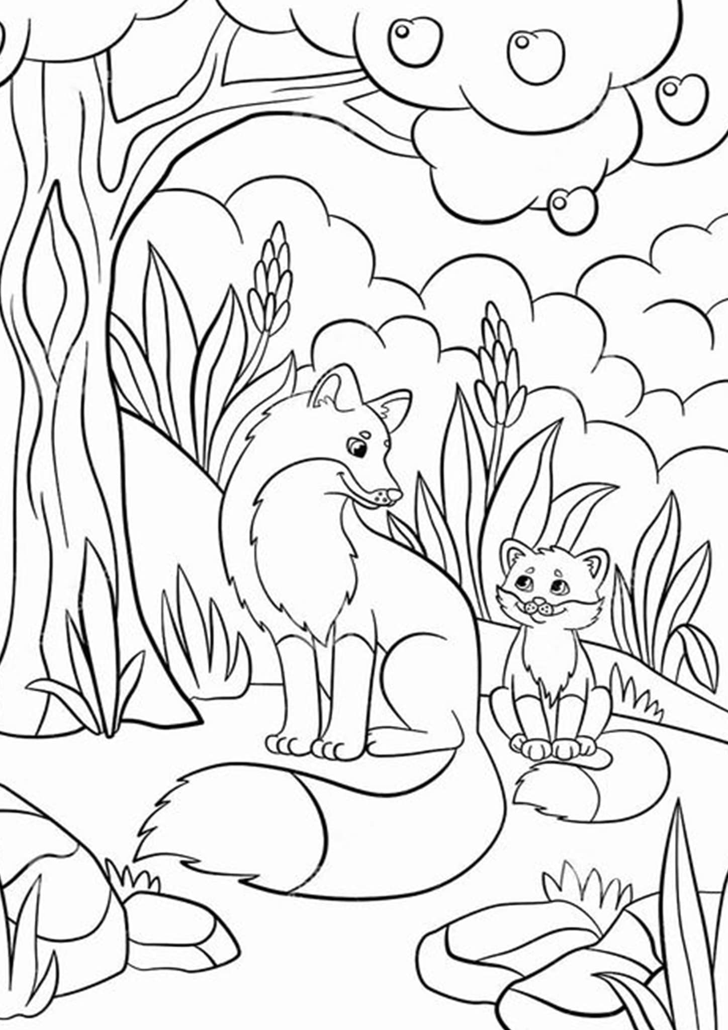 96 Heartwarming Fox and the Hound Coloring Pages Printable 21