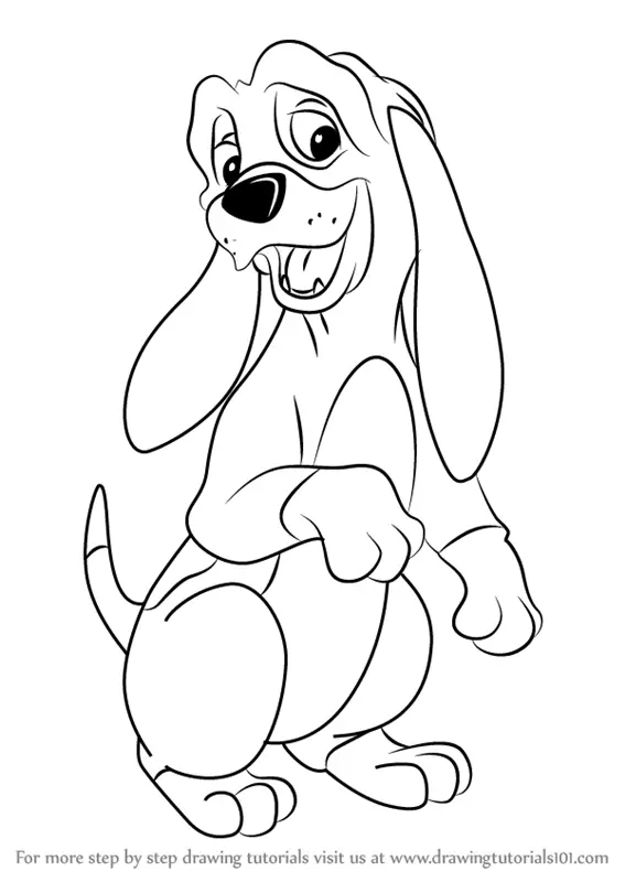 heartwarming fox and the hound coloring pages printable jpg