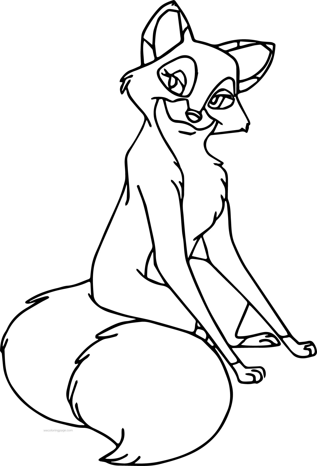 heartwarming fox and the hound coloring pages printable jpg