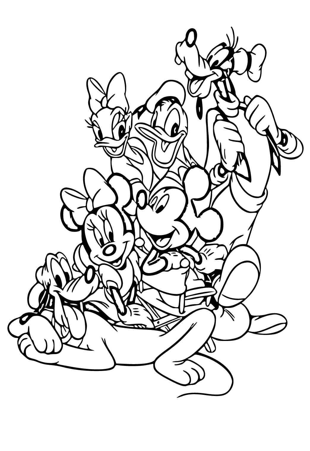 96 Mickey Mouse Clubhouse Coloring Pages Printable 12