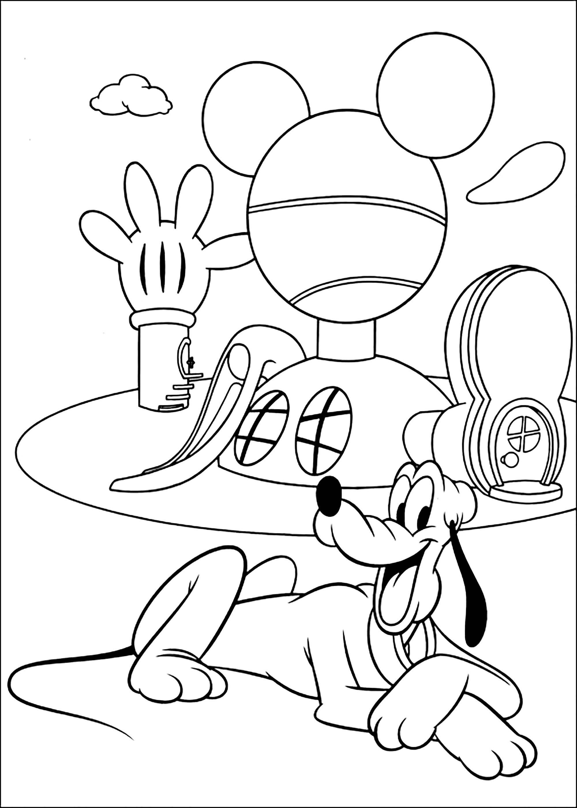 96 Mickey Mouse Clubhouse Coloring Pages Printable 23