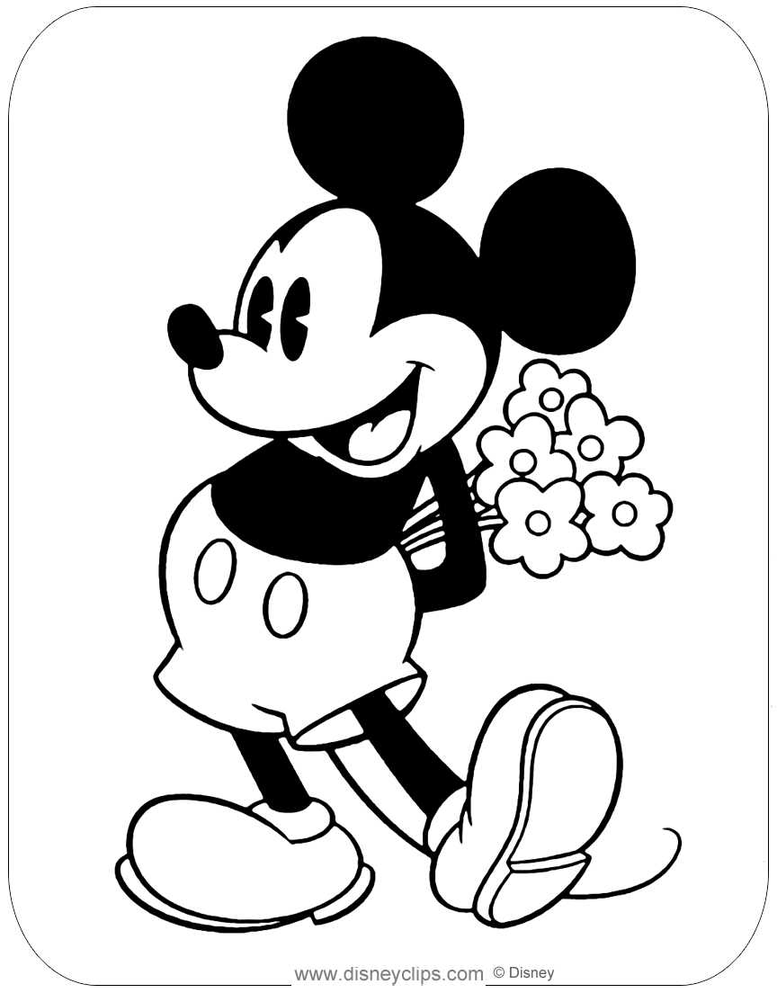 mickey mouse clubhouse coloring pages printable jpg