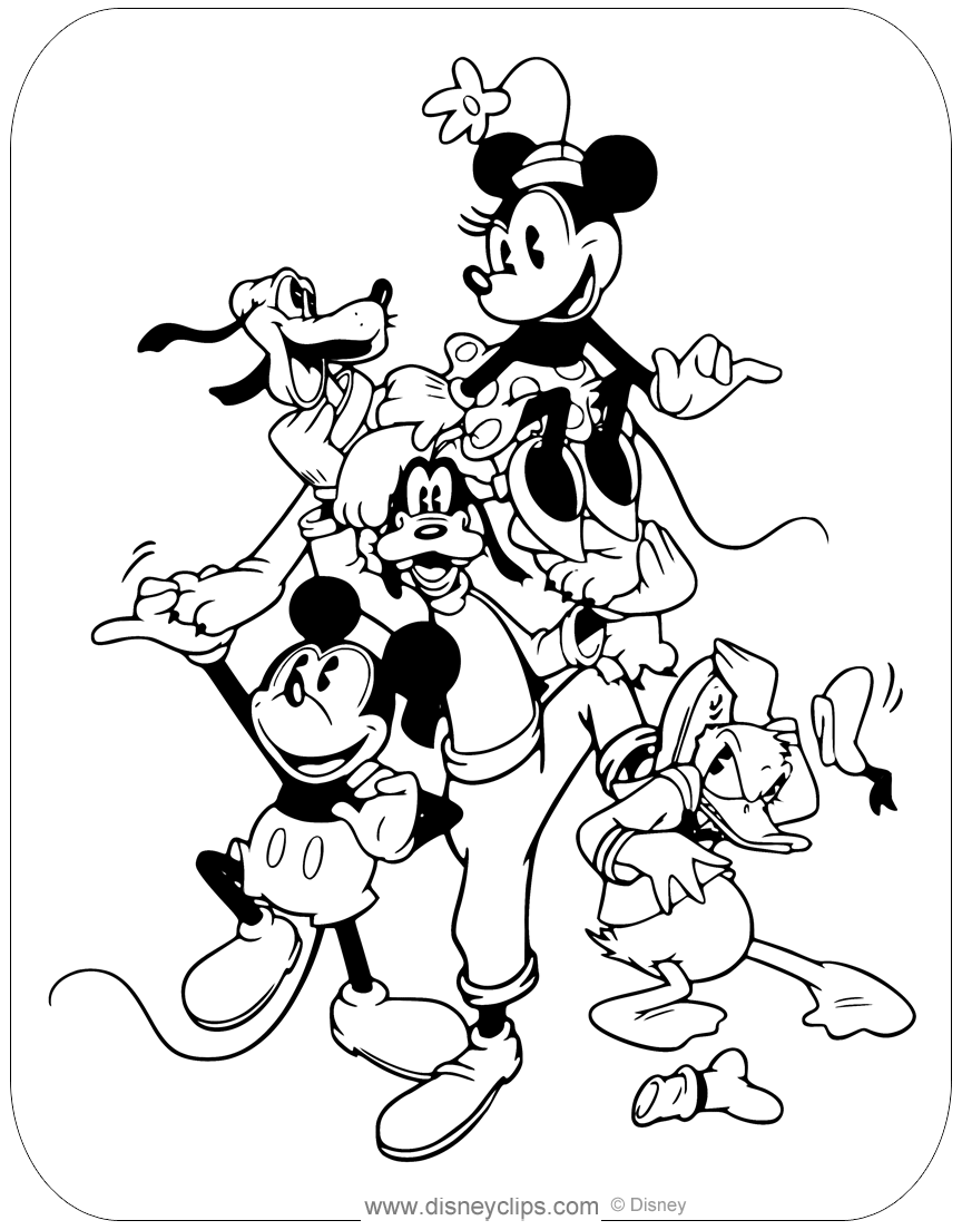 mickey mouse clubhouse coloring pages printable jpg