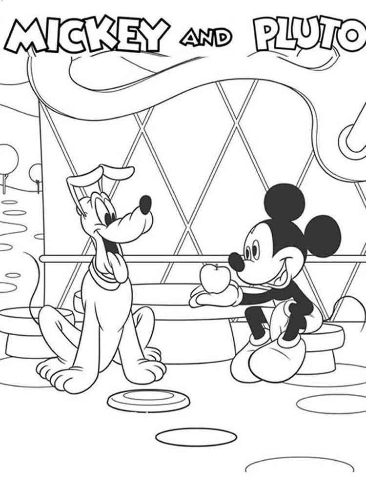 96 Mickey Mouse Clubhouse Coloring Pages Printable 60