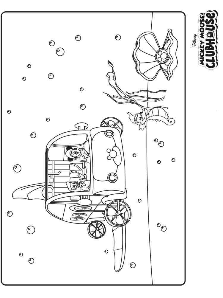 96 Mickey Mouse Clubhouse Coloring Pages Printable 95