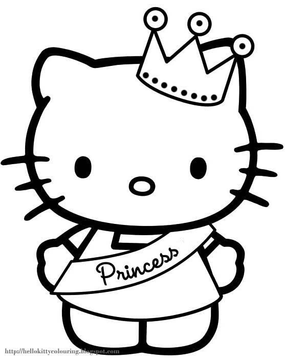 adorable hello kitty coloring pages printable jpg