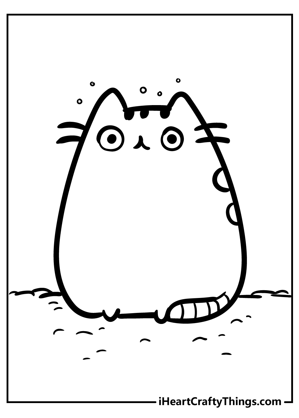 Adorable Pusheen Coloring Pages Printable 24