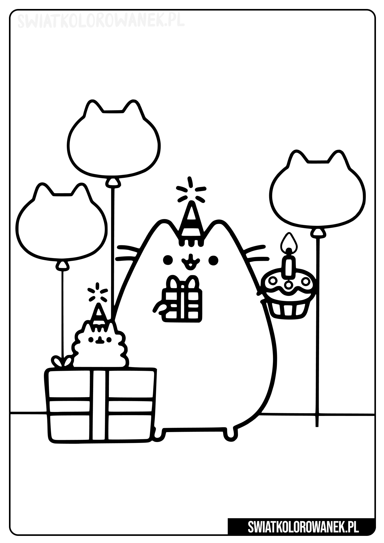 adorable pusheen coloring pages printable jpg