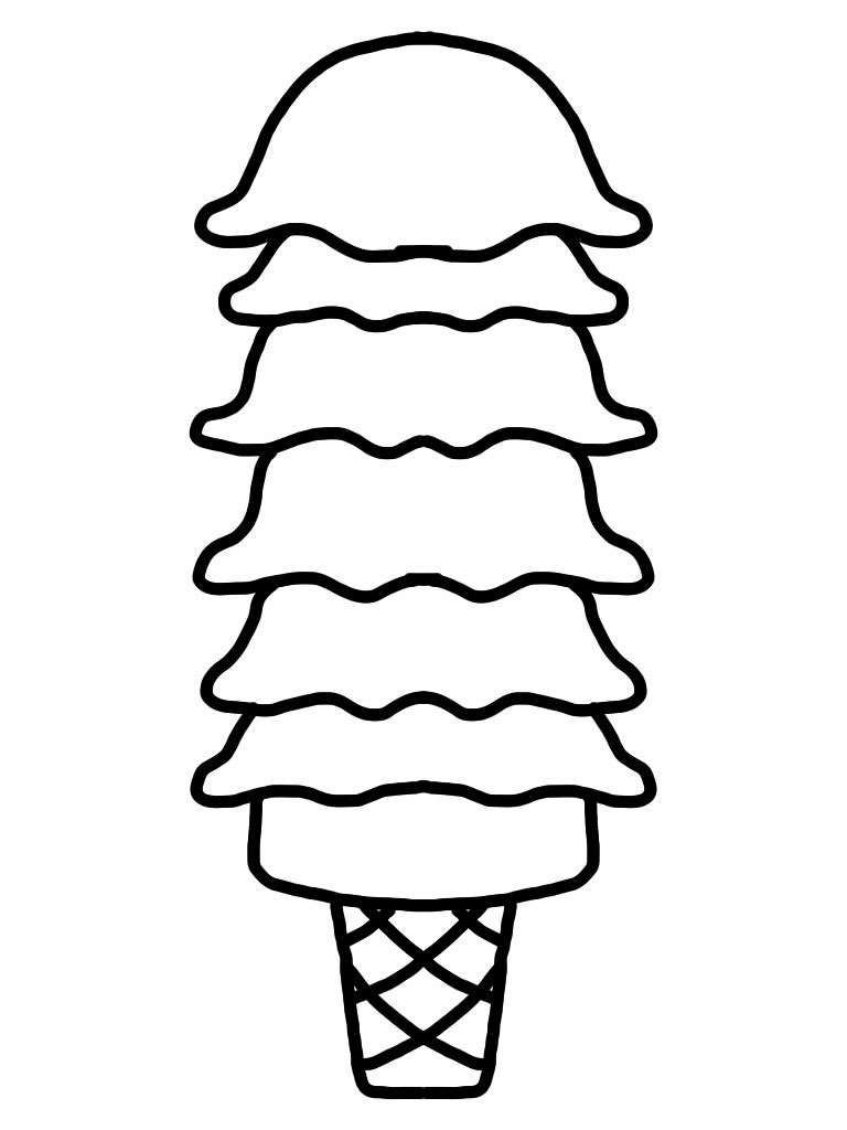 cool ice cream cone coloring pages printable jpg