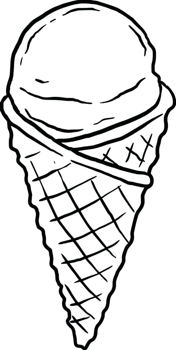 Cool Ice Cream Cone Coloring Pages Printable 16