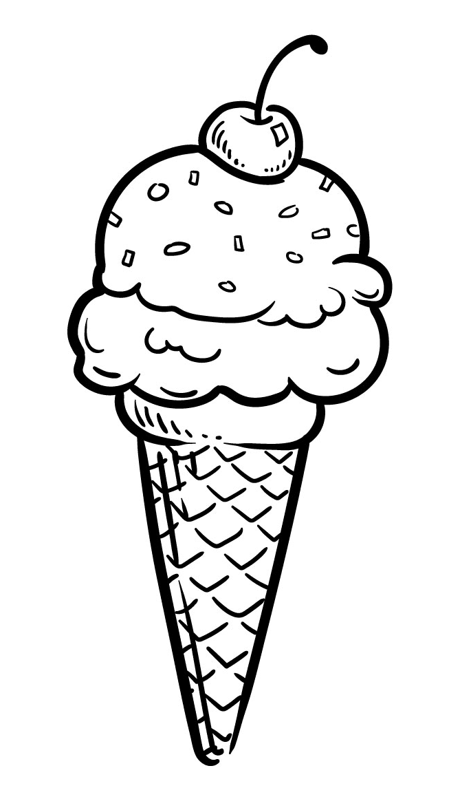 cool ice cream cone coloring pages printable jpg