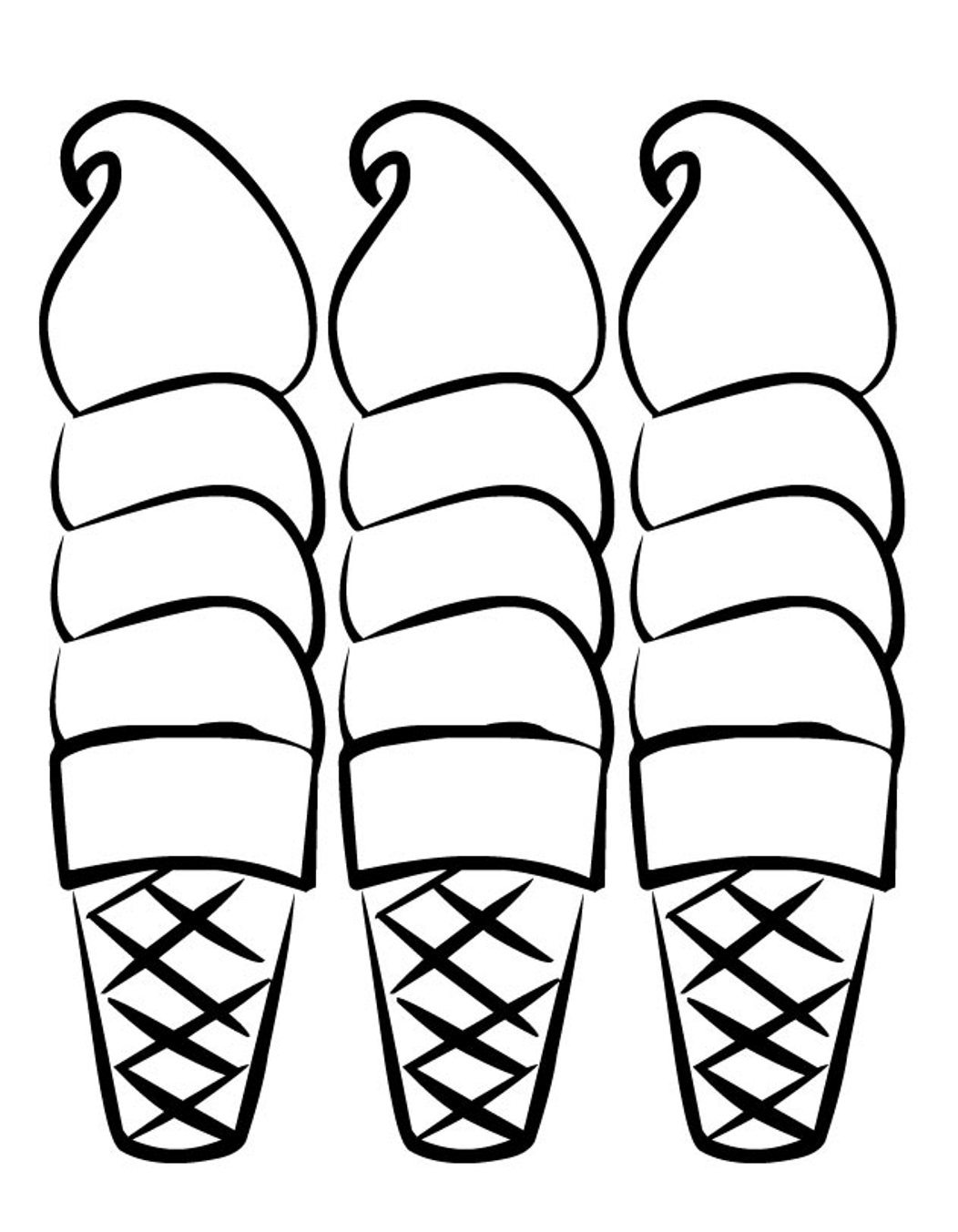 cool ice cream cone coloring pages printable jpg