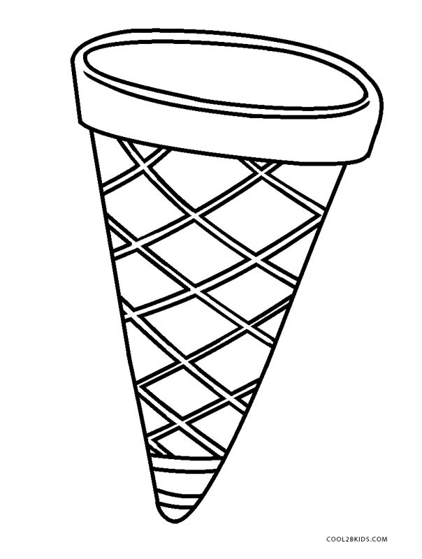 Cool Ice Cream Cone Coloring Pages Printable 5