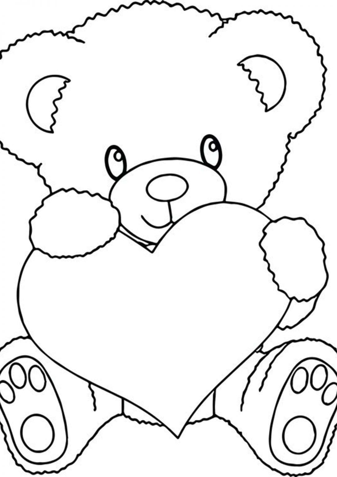 cuddly teddy bear coloring pages printable jpg