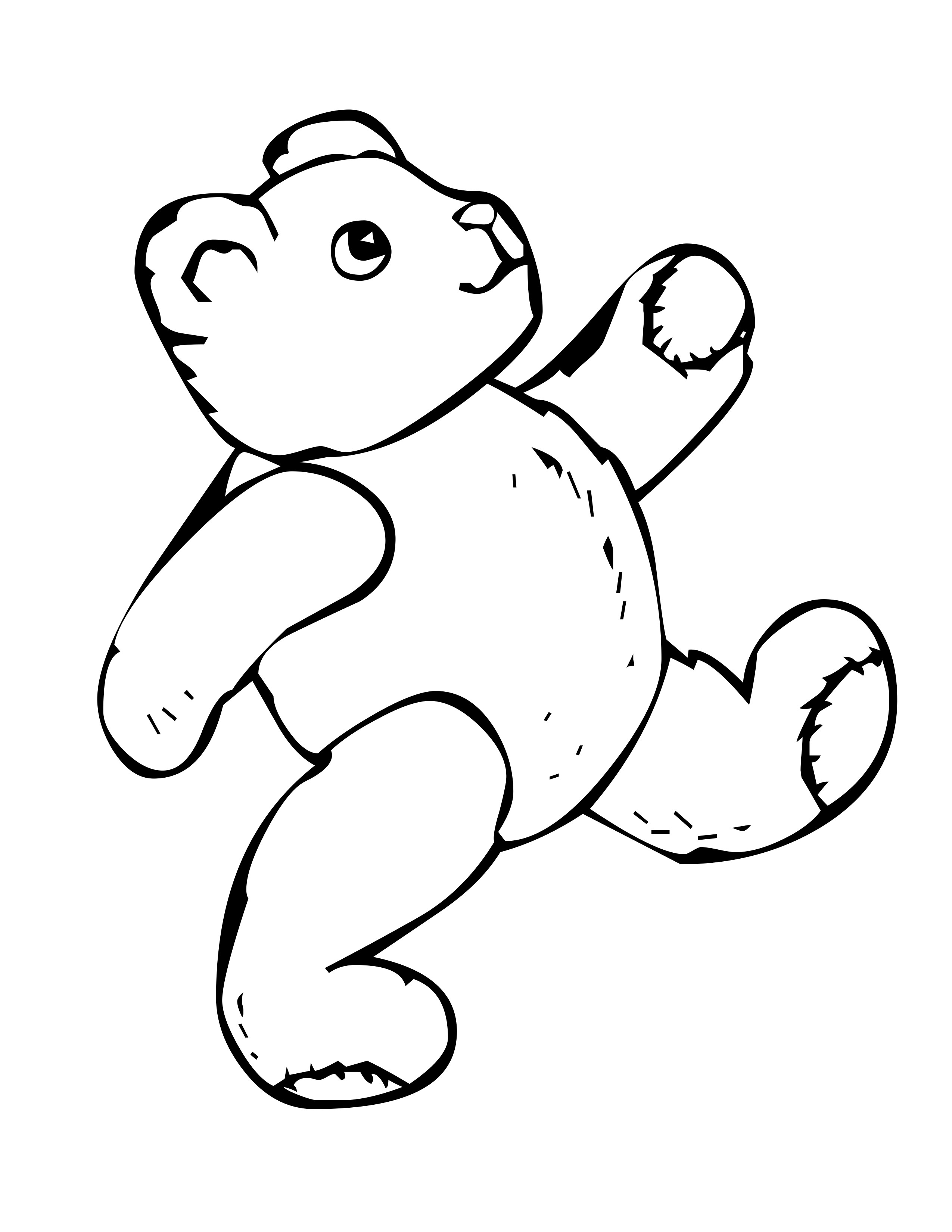 cuddly teddy bear coloring pages printable jpg