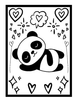 cute panda coloring pages printable jpg