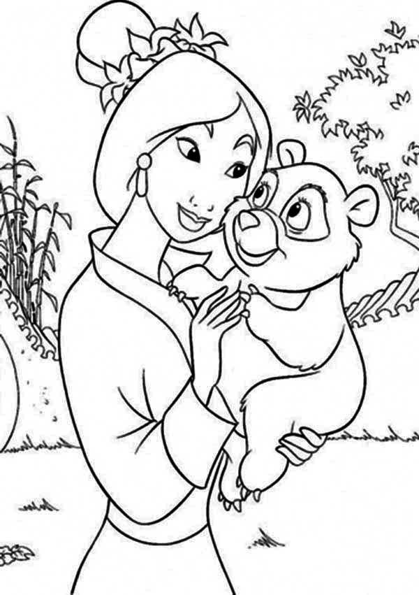 Cute Panda Coloring Pages Printable 23