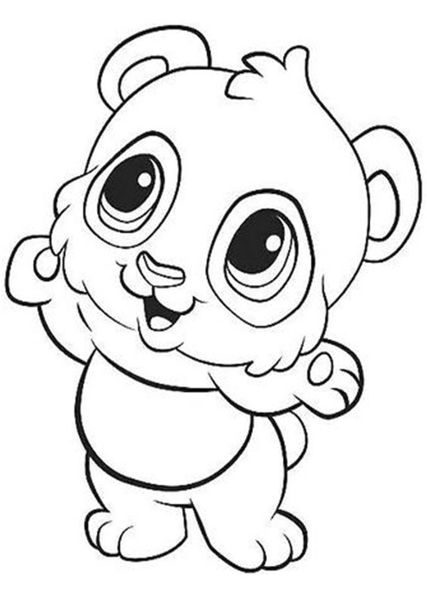 cute panda coloring pages printable jpg