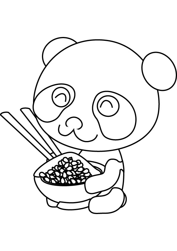 Cute Panda Coloring Pages Printable 26