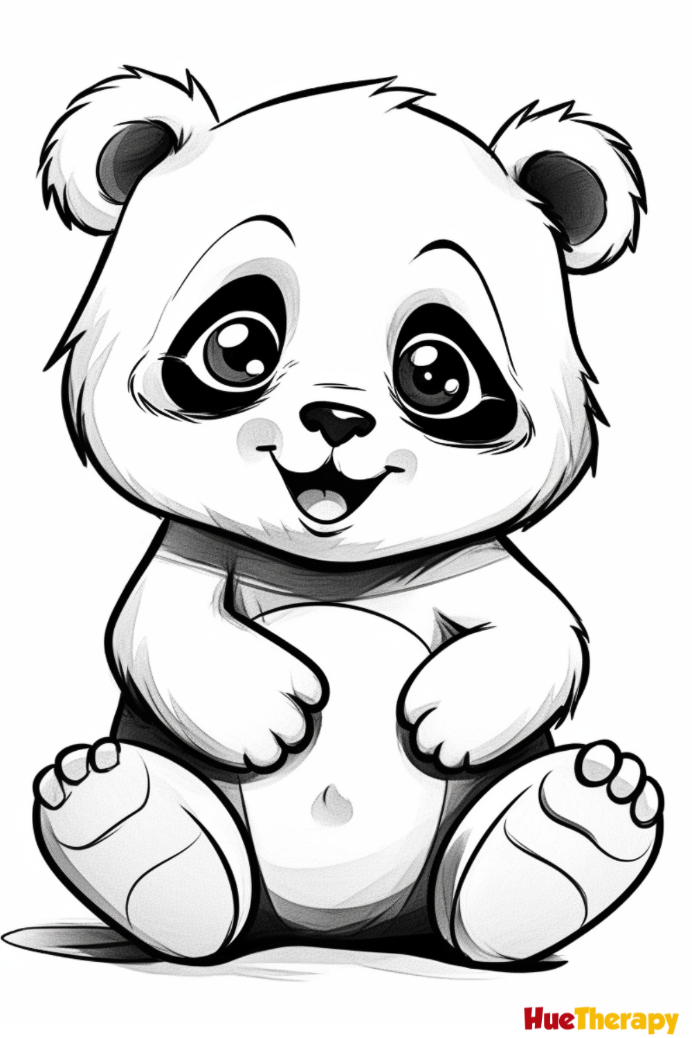 Cute Panda Coloring Pages Printable 29