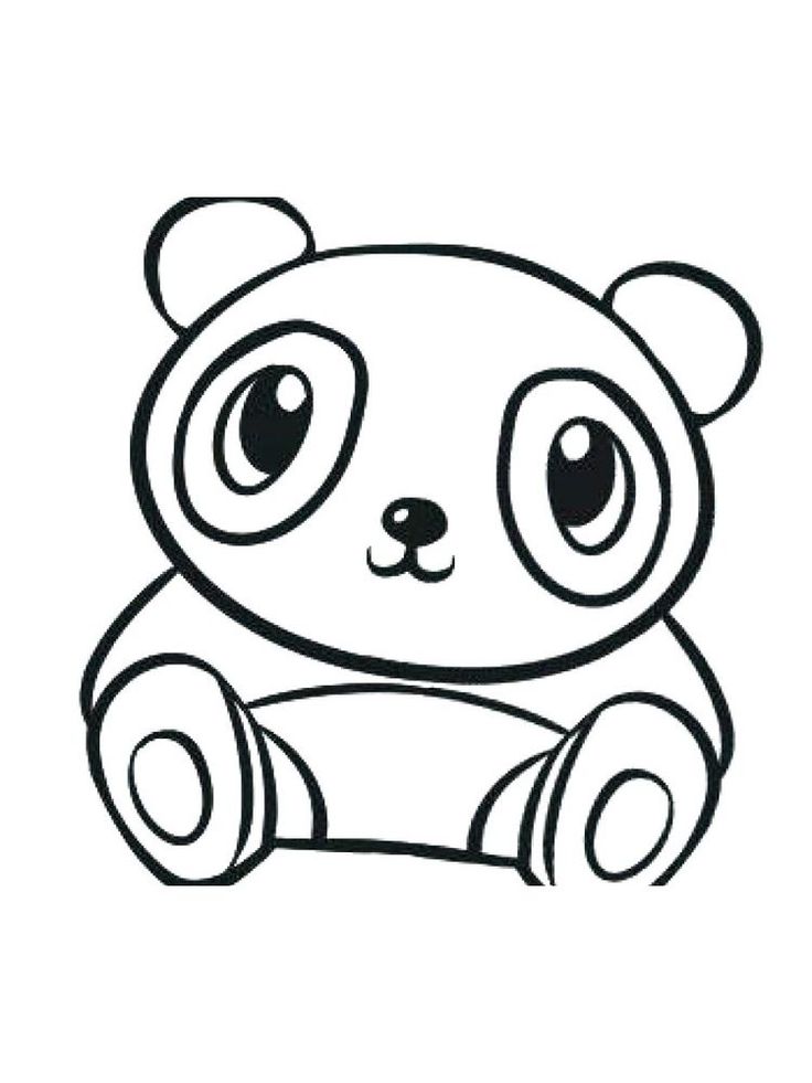 Cute Panda Coloring Pages Printable 32