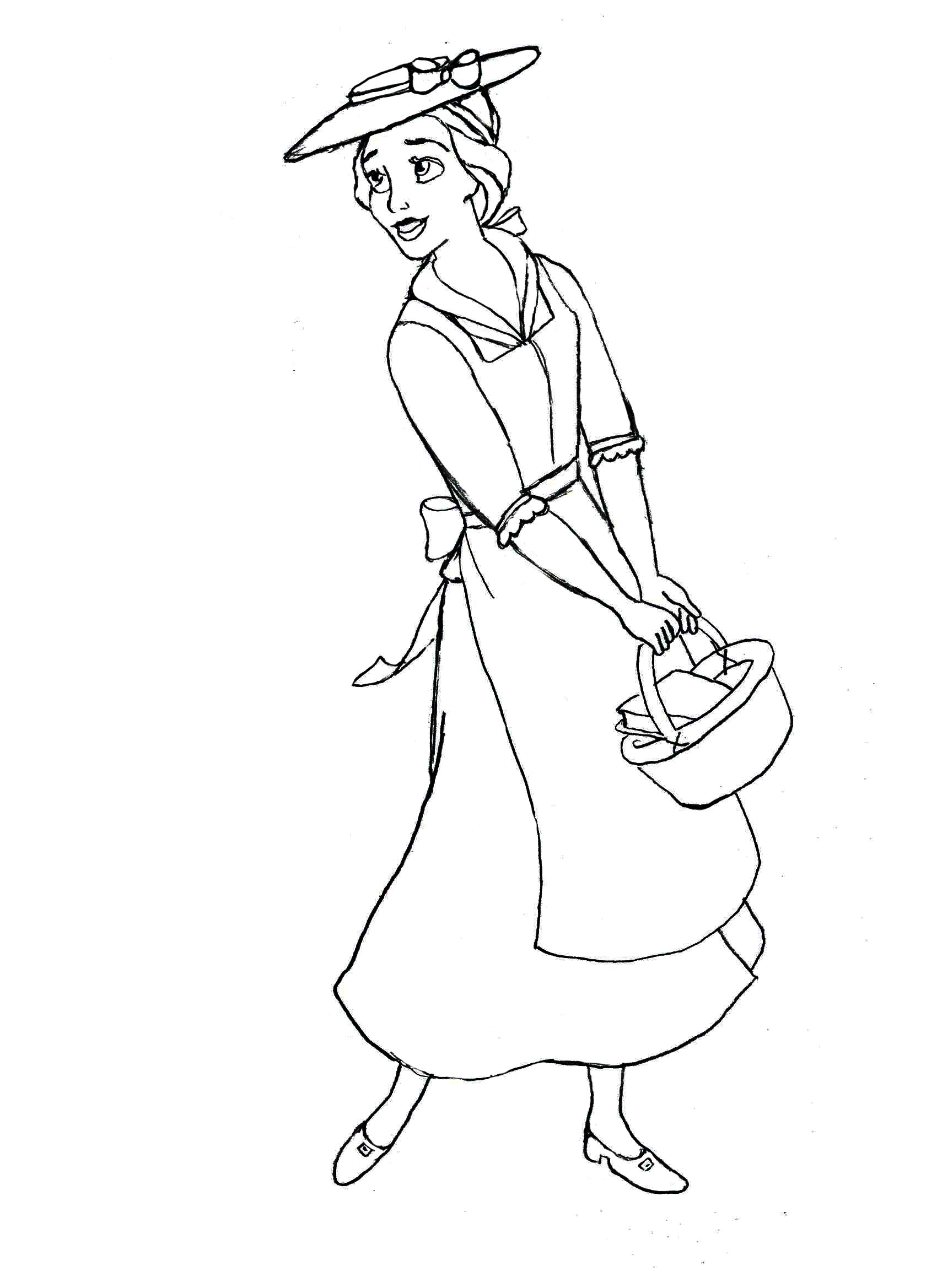 Elegant Belle Coloring Pages Printable 19