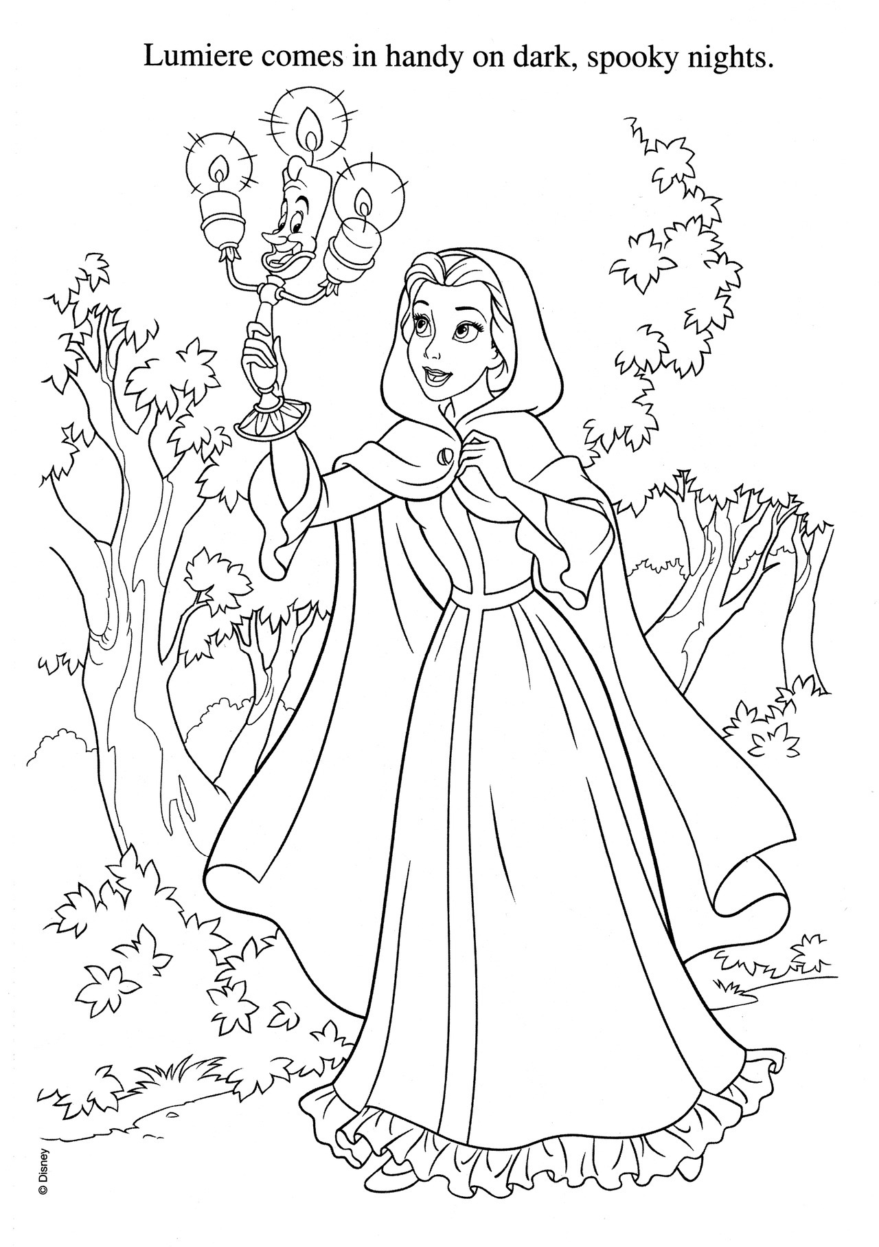 elegant belle coloring pages printable jpg