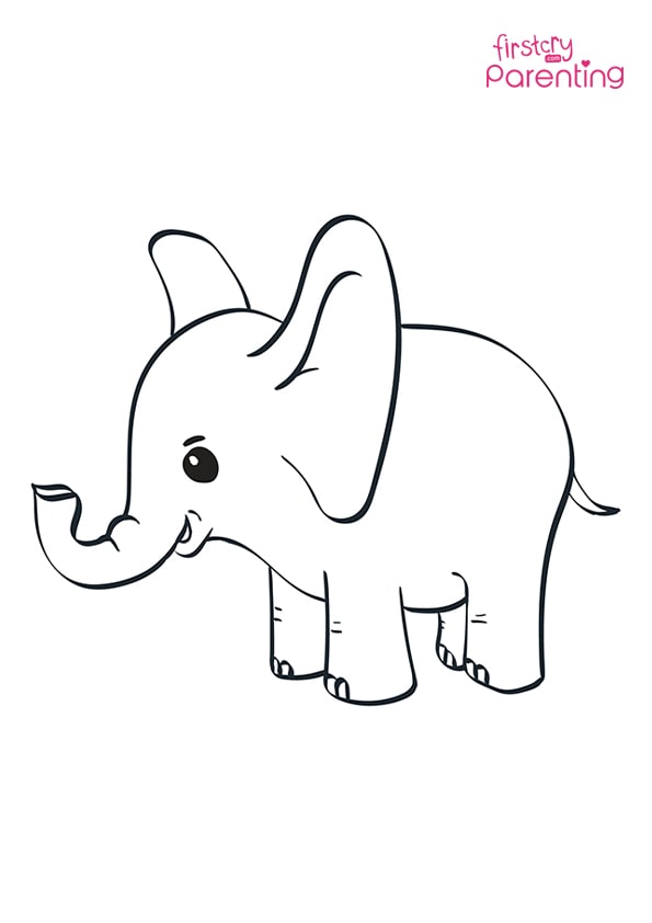 Elephant Coloring Pages Printable 15