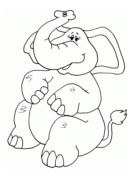 elephant coloring pages printable jpg