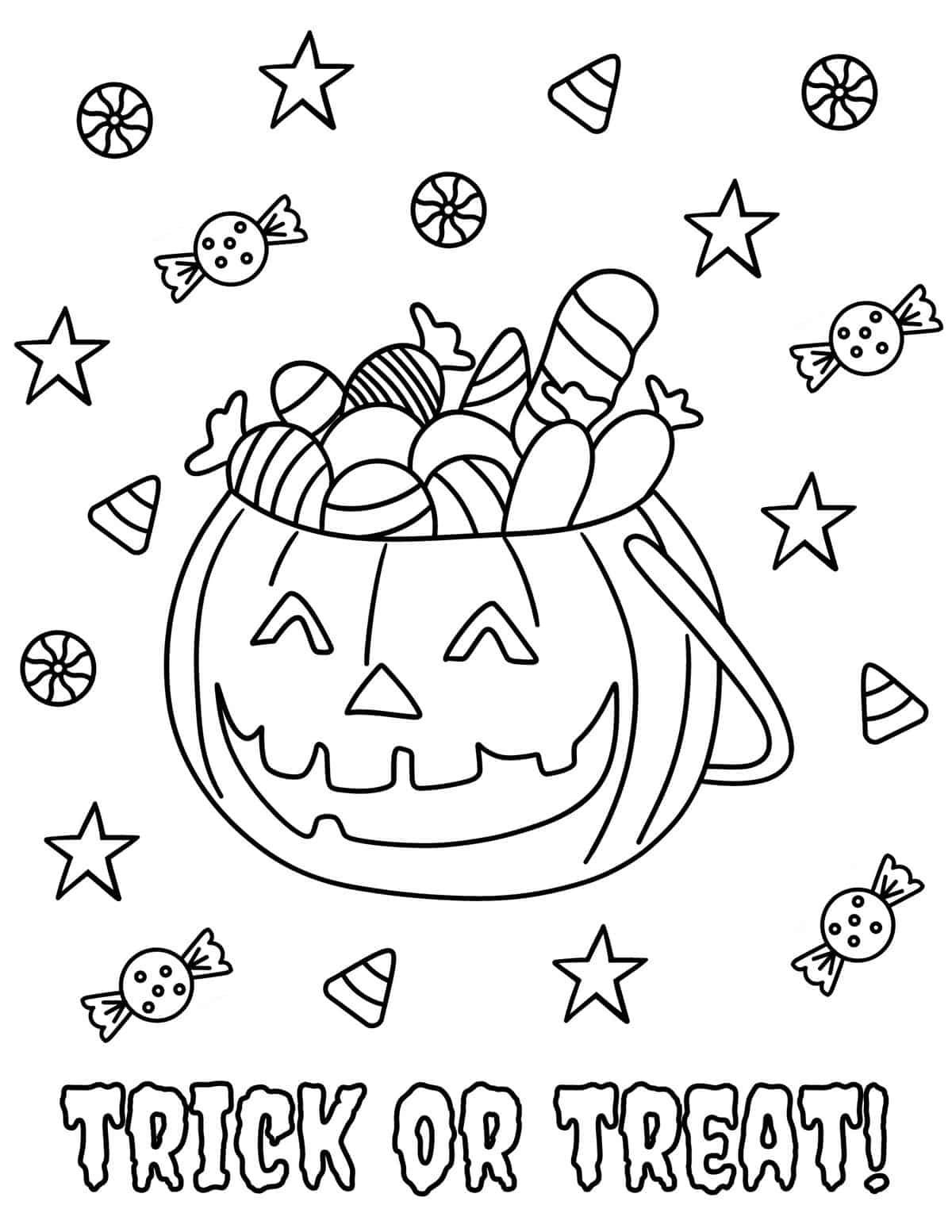 halloween coloring pages printable jpg