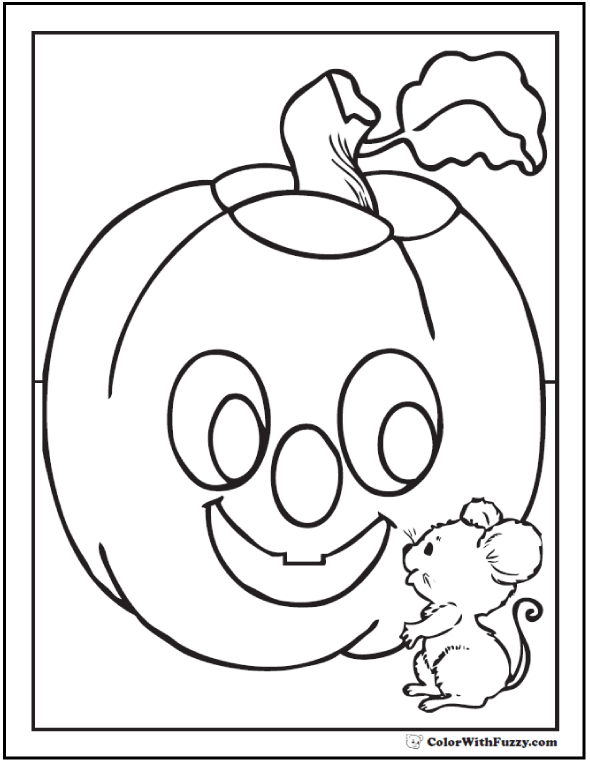 Halloween Coloring Pages Printable 19