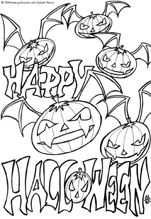 Halloween Coloring Pages Printable 2