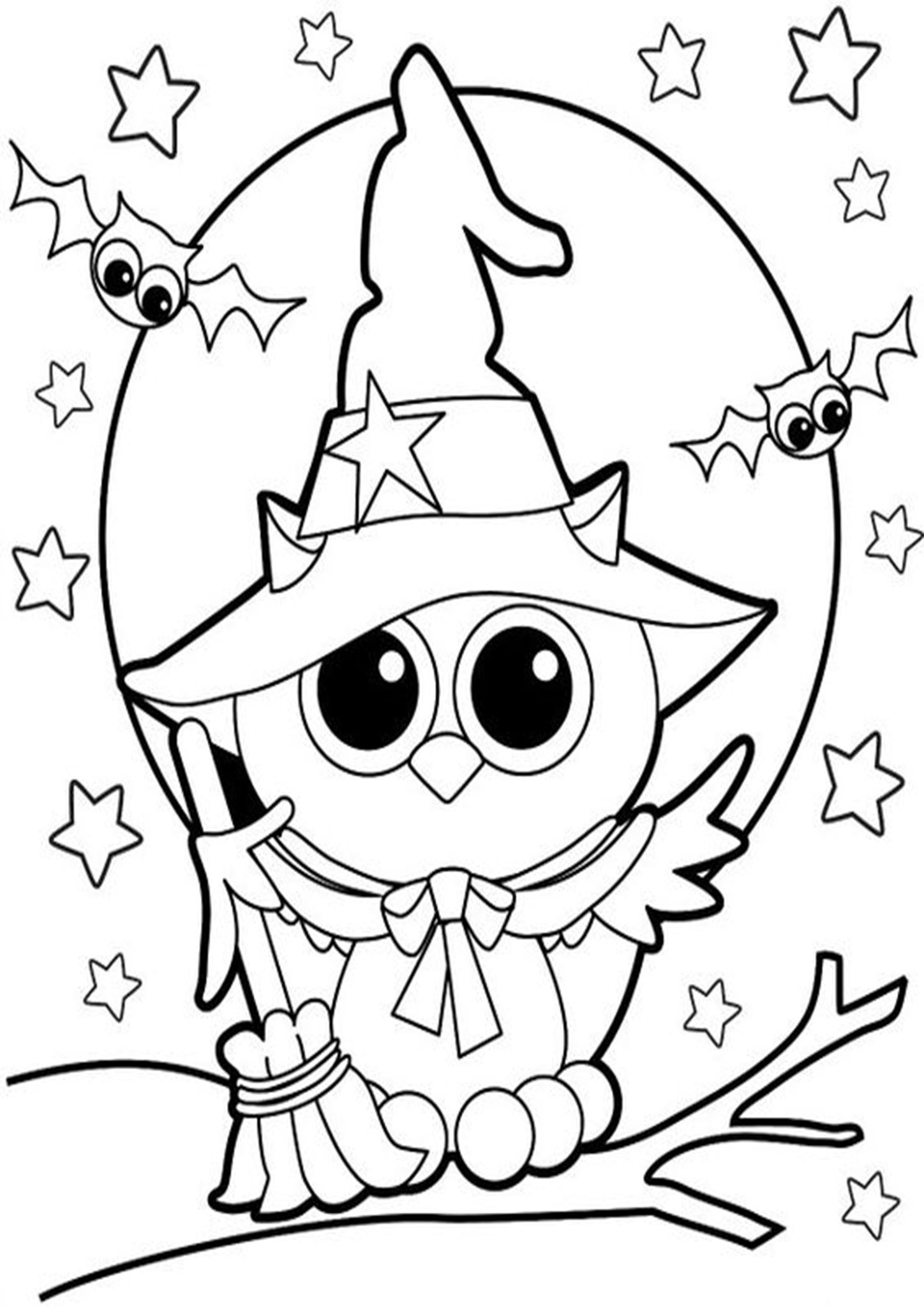 halloween coloring pages printable jpg