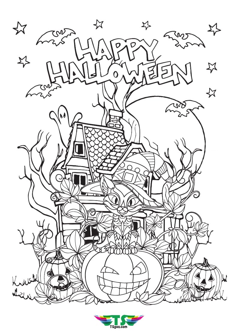 halloween coloring pages printable jpg