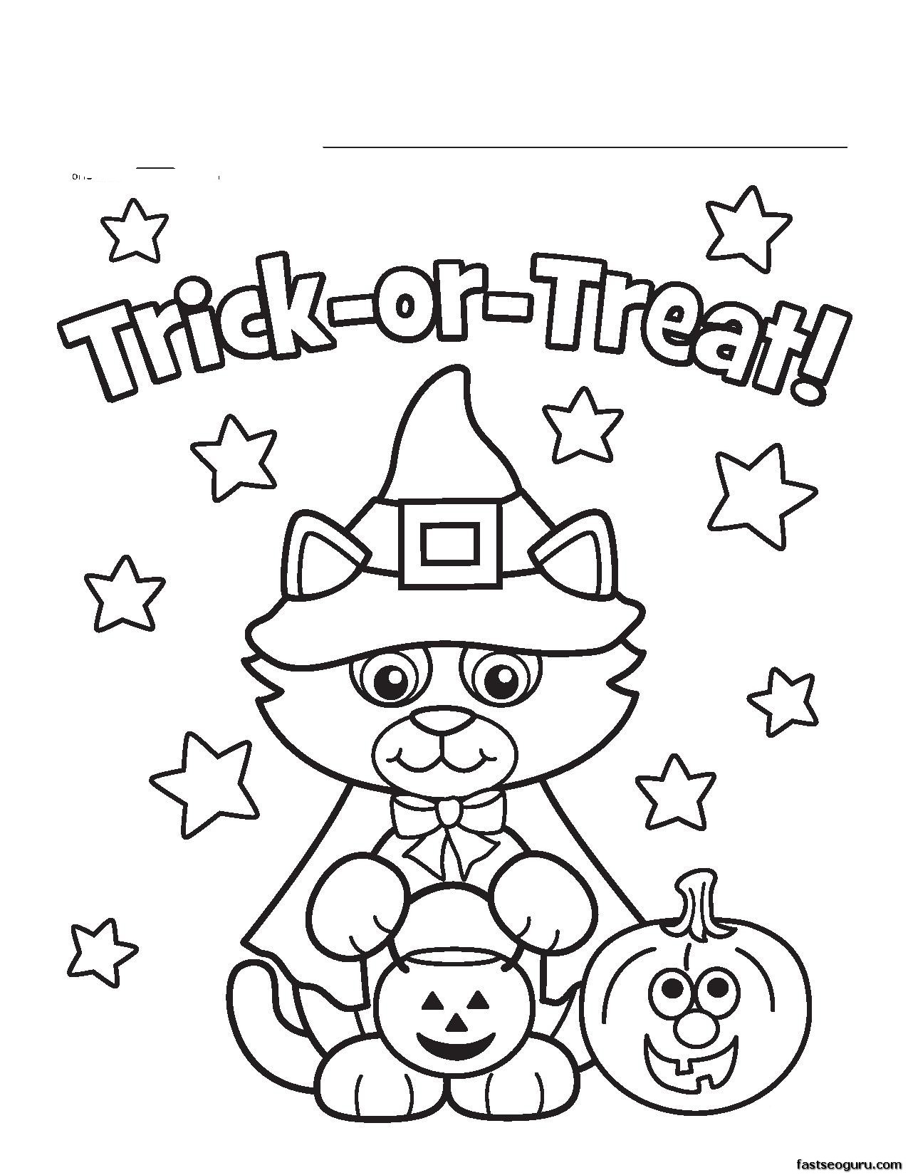 halloween coloring pages printable jpg