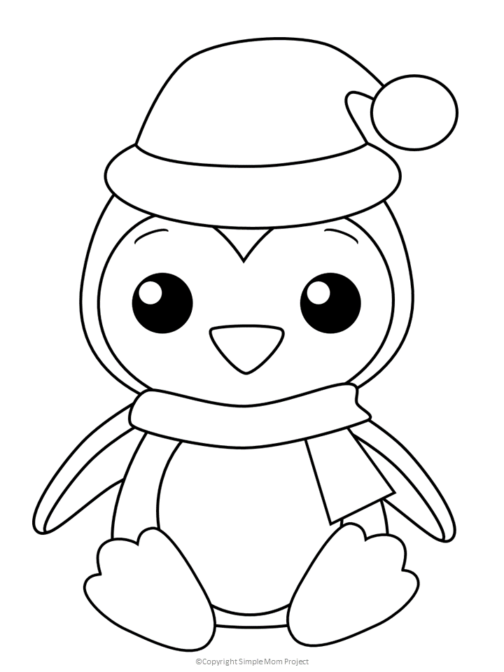 Penguin Coloring Pages Printable 26