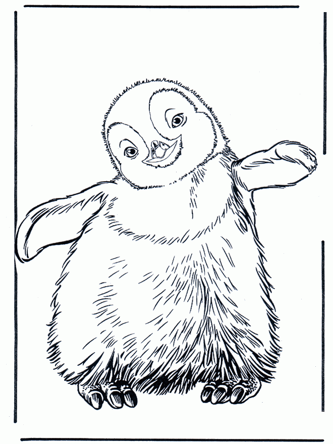 Penguin Coloring Pages Printable 28