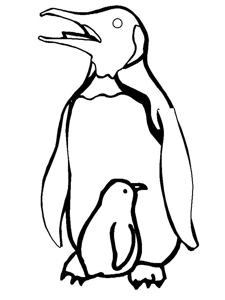 penguin coloring pages printable jpg