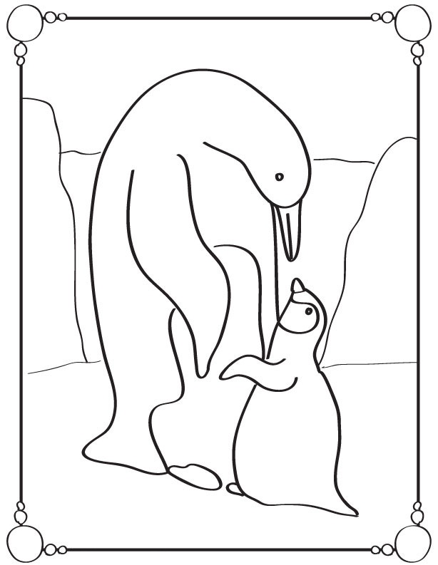 Penguin Coloring Pages Printable 30